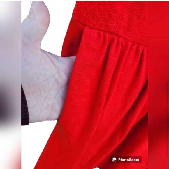 Madewell Abroad Red Ponte Sleeveless Dress - Picture 5 of 8